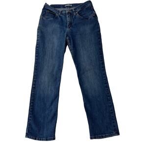 Riders by Lee Jeans Womens 8 P Classic Fit Straight Leg Medium Wash